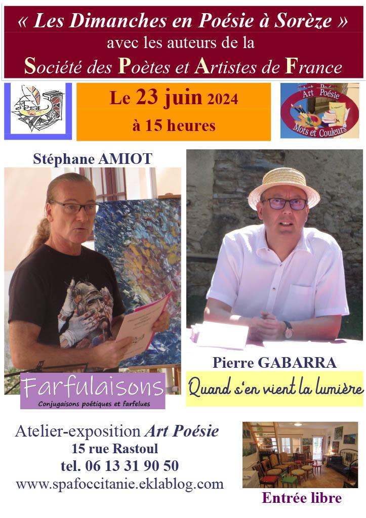 Invitation dimanche en poesie 23 juin 2024